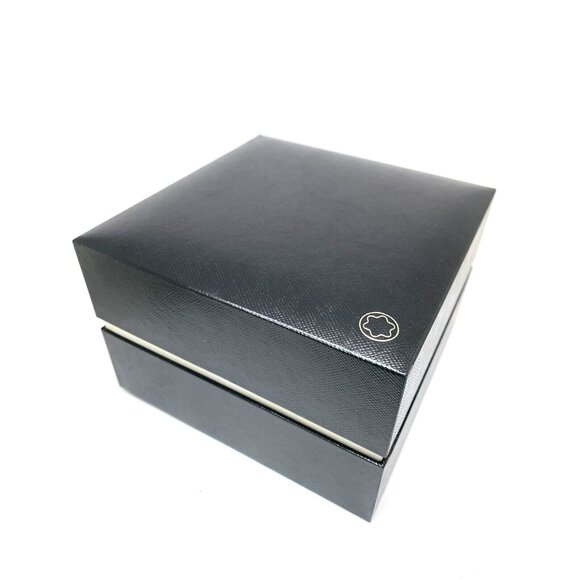 Montblanc Watch Box Presentation Black White Cardboard Display Gift Empty - Picture 2 of 10